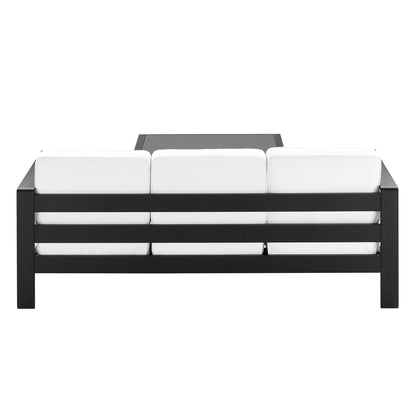 Linon Home Decor - Karah Outdoor Black 3 Seater 2PC Set - ODNH16BLK3STRCTPC2 view 5