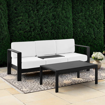 Linon Home Decor - Karah Outdoor Black 3 Seater 2PC Set - ODNH16BLK3STRCTPC2 view 9