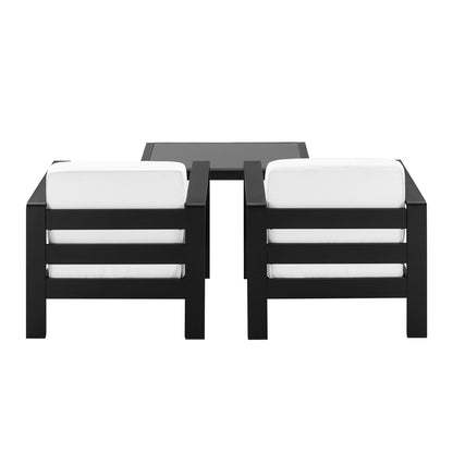 Linon Home Decor - Karah Outdoor Black 3PC Set - ODNH16BLKCHCTPC3 view 5