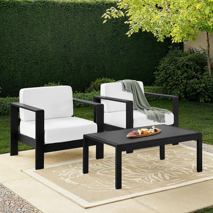 Linon Home Decor - Karah Outdoor Black 3PC Set - ODNH16BLKCHCTPC3 view 9