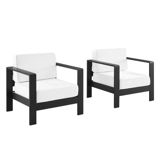 Linon Home Decor - Karah Outdoor Black Chair Set of 2 - ODNH16BLKCHR02U view 1
