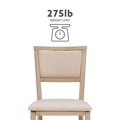 Linon Home Decor - Keira Pad Back Folding Chairs Grey Wash (Set of 2) - FD31GWASH02ASU veiw 5