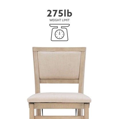 Linon Home Decor - Keira Pad Back Folding Counter Stool Grey Wash - FD38GWASH01U_LIN veiw 5