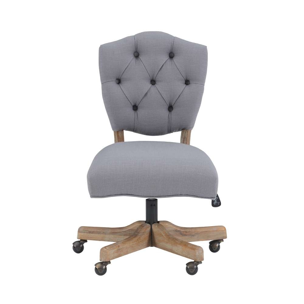 Linon Home Decor - Kelsey Office Chair, Gray - OC054GRY01U veiw 2