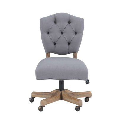 Linon Home Decor - Kelsey Office Chair, Gray - OC054GRY01U veiw 2