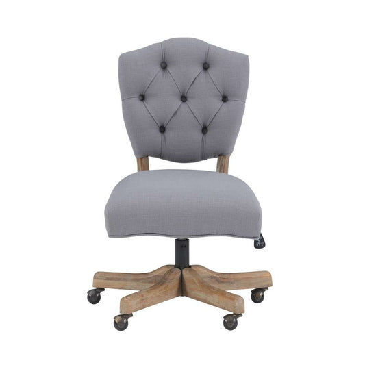 Linon Home Decor - Kelsey Office Chair, Gray - OC054GRY01U veiw 2