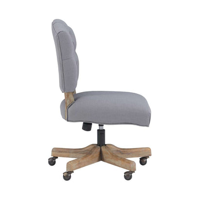 Linon Home Decor - Kelsey Office Chair, Gray - OC054GRY01U veiw 3