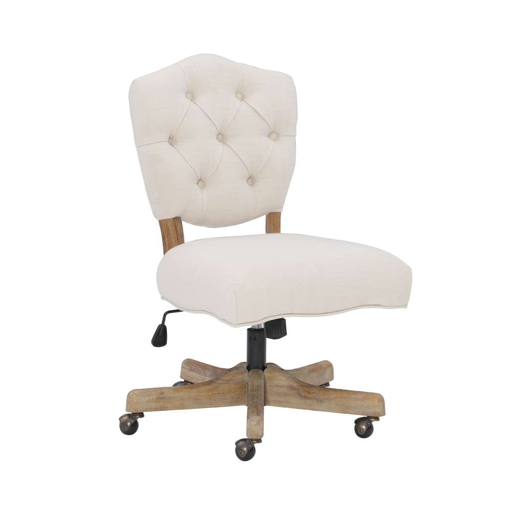 Linon Home Decor - Kelsey Office Chair, Natural - OC055WHT01U veiw 1
