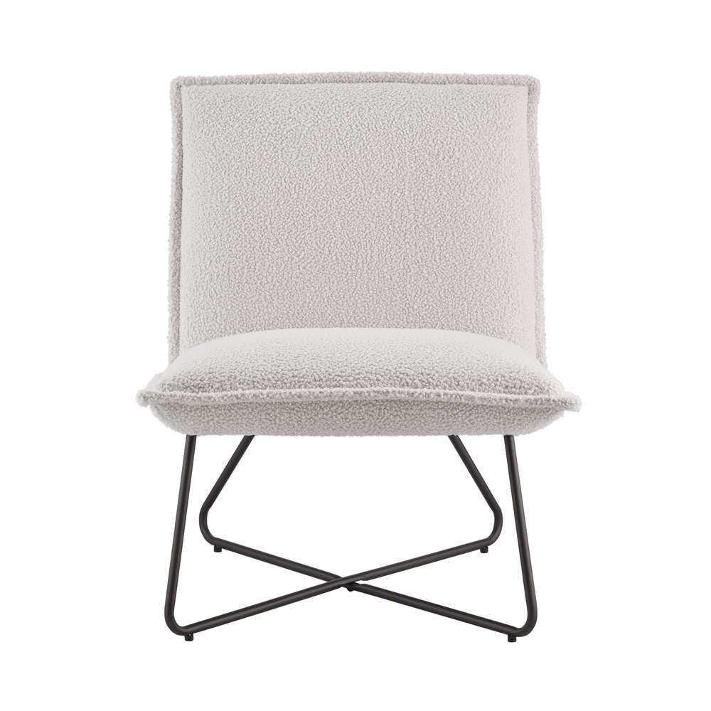 Linon Home Decor - Kelvin Chair Sherpa - CH144SHER01U veiw 2