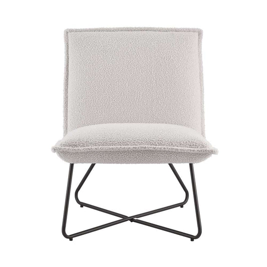 Linon Home Decor - Kelvin Chair Sherpa - CH144SHER01U veiw 2