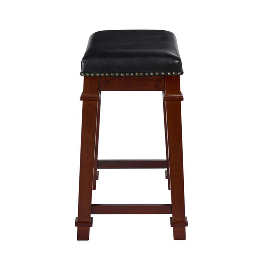 Linon Home Decor - Kennedy Backless Pu Counter Stool  - 558121DKCHY01U veiw 1