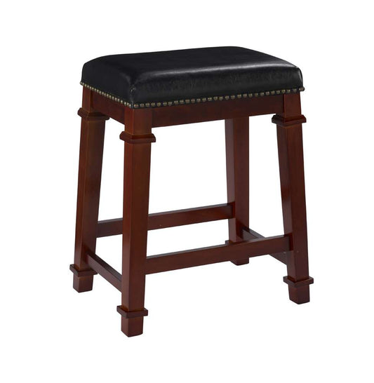 Linon Home Decor - Kennedy Backless Pu Counter Stool  - 558121DKCHY01U veiw 2