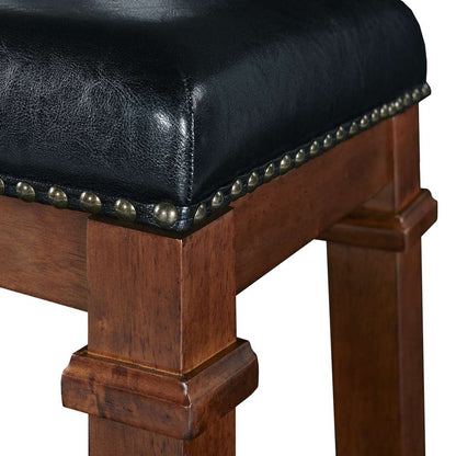 Linon Home Decor - Kennedy Backless Pu Counter Stool  - 558121DKCHY01U veiw 3