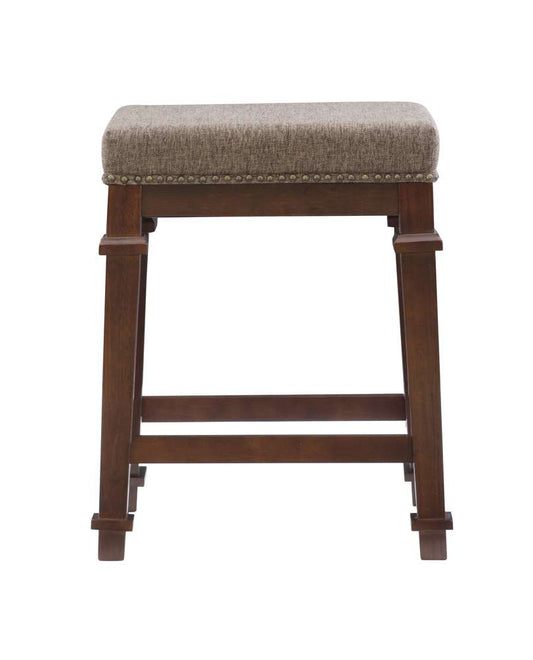 Linon Home Decor - Kennedy Backless Tweed Counter Stool - 558121TWD01U veiw 2