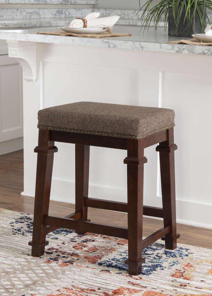 Linon Home Decor - Kennedy Backless Tweed Counter Stool - 558121TWD01U veiw 6