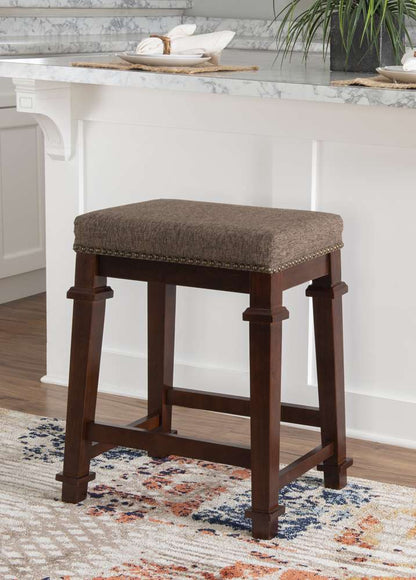 Linon Home Decor - Kennedy Backless Tweed Counter Stool - 558121TWD01U veiw 6