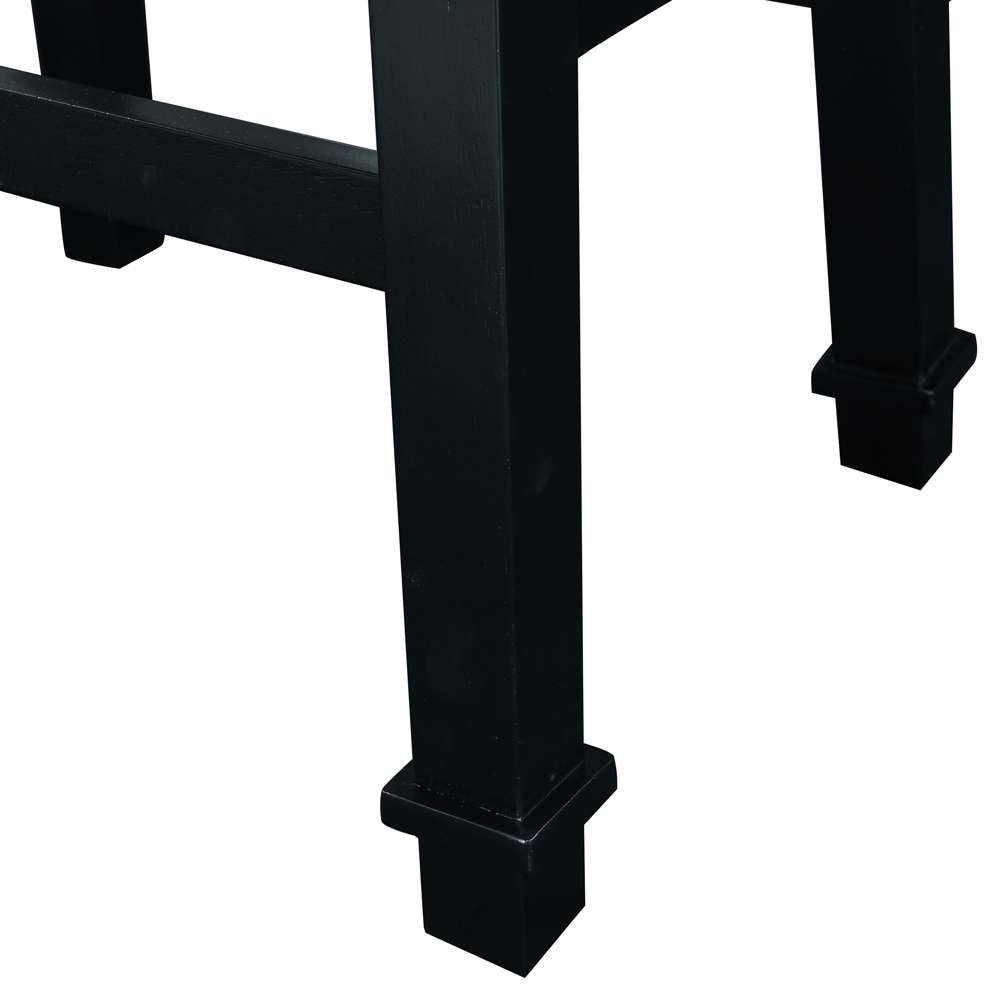 Linon Home Decor - Kennedy Black And White Tweed Backless Bar Stool - BS094BLK01U veiw 5