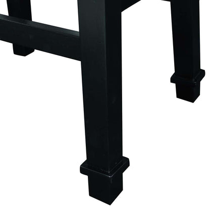 Linon Home Decor - Kennedy Black And White Tweed Backless Bar Stool - BS094BLK01U veiw 5