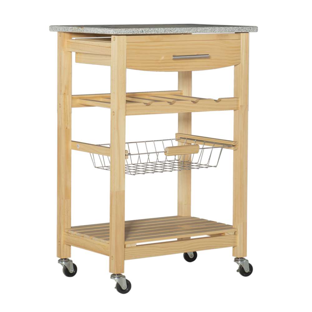 Linon Home Decor - Kitchen Island Granite Top - 44037NAT-01-KD-U veiw 1