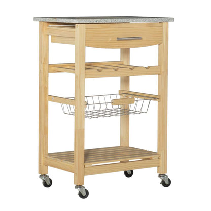 Linon Home Decor - Kitchen Island Granite Top - 44037NAT-01-KD-U veiw 1