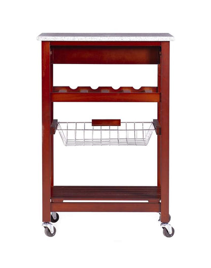 Linon Home Decor - Kitchen Island Granite Top - 44037WENGE-01-KD-U veiw 4