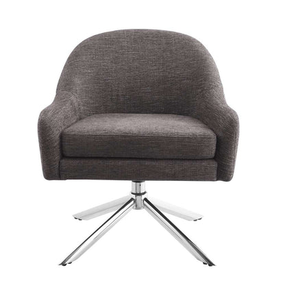 Linon Home Decor - Lachlan Granite Swivel Accent Chair - CH290GRAN01U veiw 2