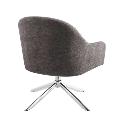 Linon Home Decor - Lachlan Granite Swivel Accent Chair - CH290GRAN01U veiw 4