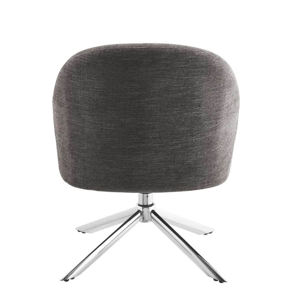 Linon Home Decor - Lachlan Granite Swivel Accent Chair - CH290GRAN01U veiw 5