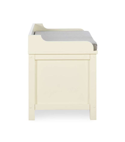 Linon Home Decor - Lakeville White Storage Bench - 840212WHT01U veiw 3