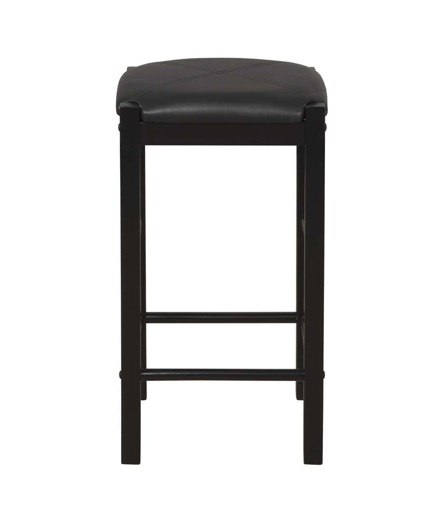 Linon Home Decor - Lancer 3 Piece Tavern Set, Faux Black Marble - TS50BLKWHT01U veiw 4