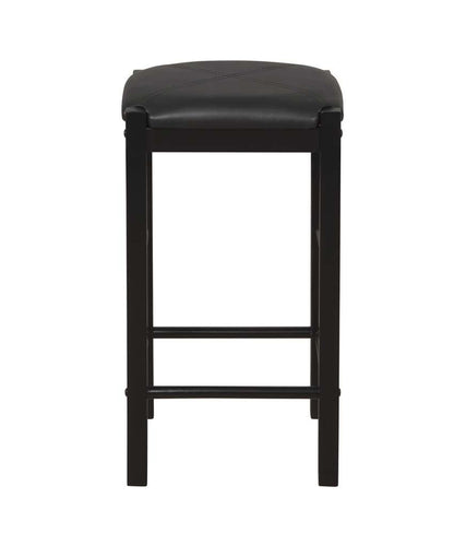 Linon Home Decor - Lancer 3 Piece Tavern Set, Faux Black Marble - TS50BLKWHT01U veiw 4