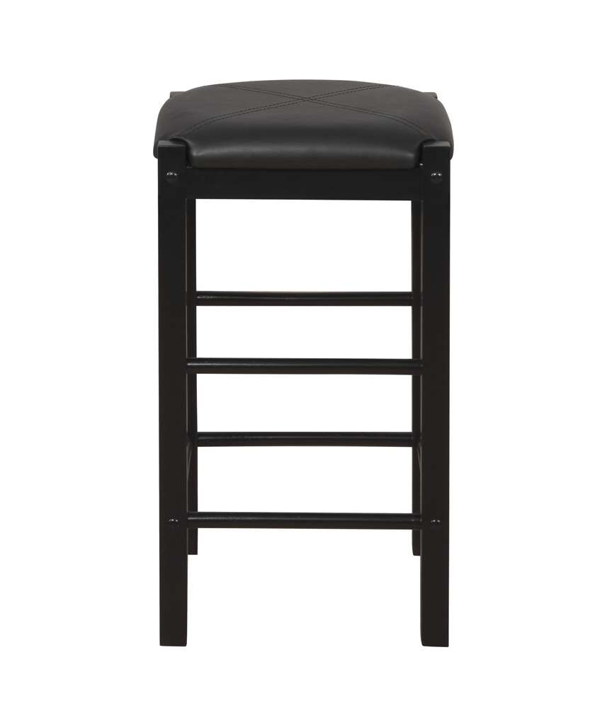 Linon Home Decor - Lancer 3 Piece Tavern Set, Faux Black Marble - TS50BLKWHT01U veiw 5