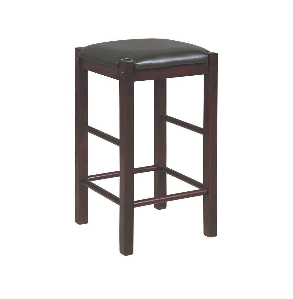 Linon Home Decor - Lancer Backless Counter Stools, Espresso (Set of 2) - CS252ESP02U veiw 1
