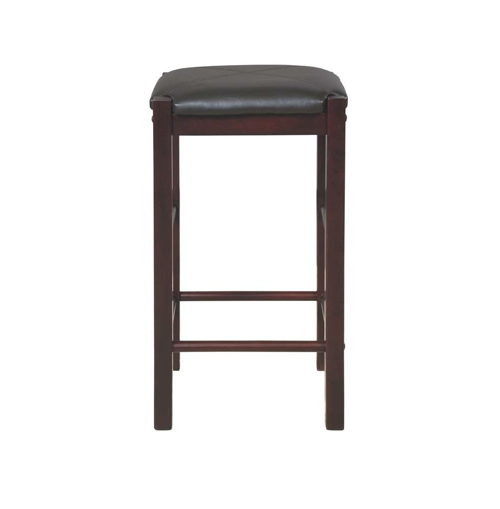 Linon Home Decor - Lancer Backless Counter Stools, Espresso (Set of 2) - CS252ESP02U veiw 3