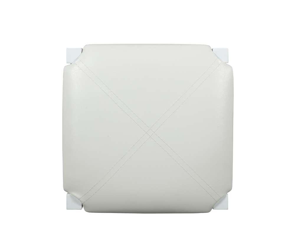 Linon Home Decor - Lancer Backless Counter Stools, White (Set of 2) - CS252WHT02U veiw 6