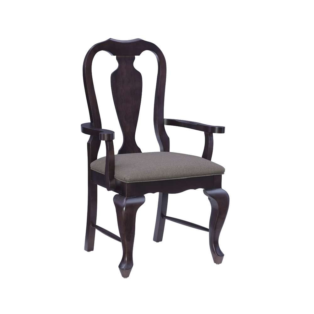 Linon Home Decor - Lange Brown Arm Chair Uph Seat - CH311BRN01ASU veiw 1