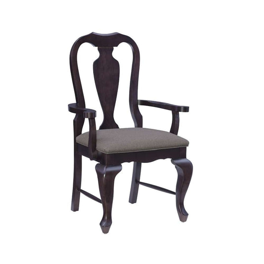 Linon Home Decor - Lange Brown Arm Chair Uph Seat - CH311BRN01ASU veiw 1