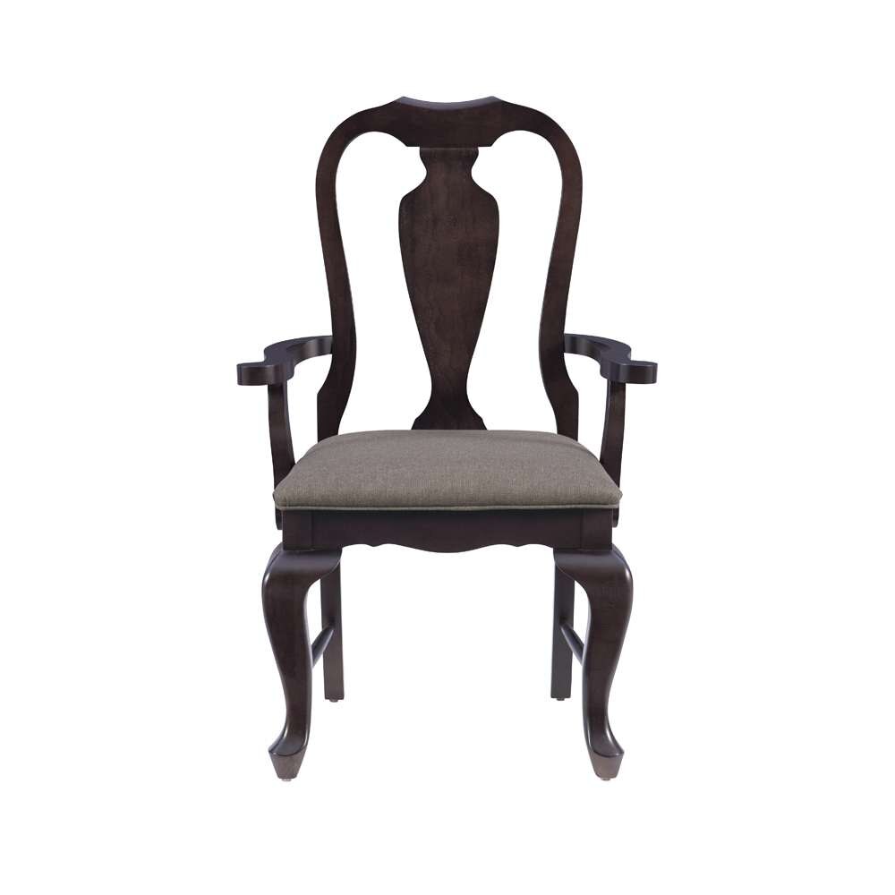 Linon Home Decor - Lange Brown Arm Chair Uph Seat - CH311BRN01ASU veiw 2