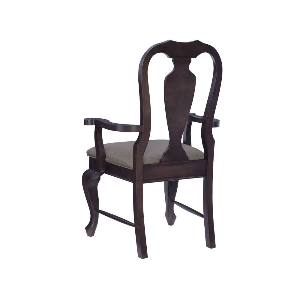 Linon Home Decor - Lange Brown Arm Chair Uph Seat - CH311BRN01ASU veiw 4