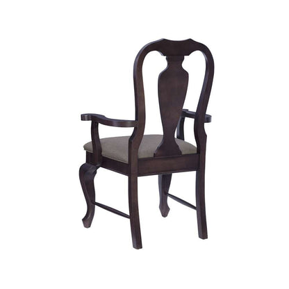 Linon Home Decor - Lange Brown Arm Chair Uph Seat - CH311BRN01ASU veiw 4