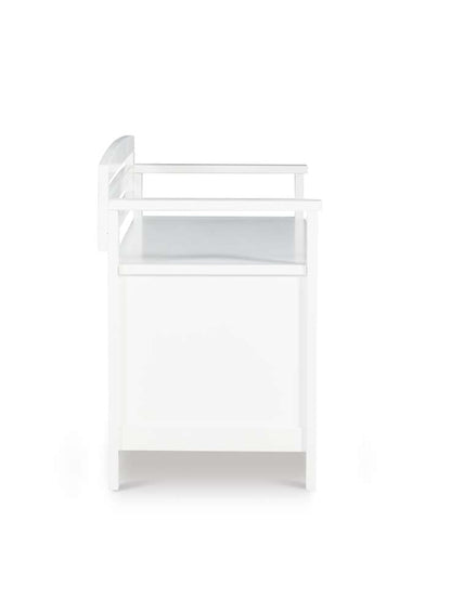 Linon Home Decor - Laredo Storage Bench  - 84016WHT-01-KD-U veiw 3