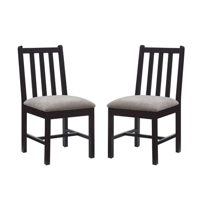 Linon Home Decor - Lemuel Side Chair Black (Set of 2) - CH310BLK02ASU veiw 6