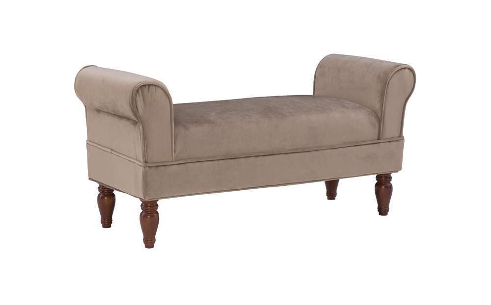 Linon Home Decor - Lillian Bench Coffee - 36030COF-01-KD-U veiw 1
