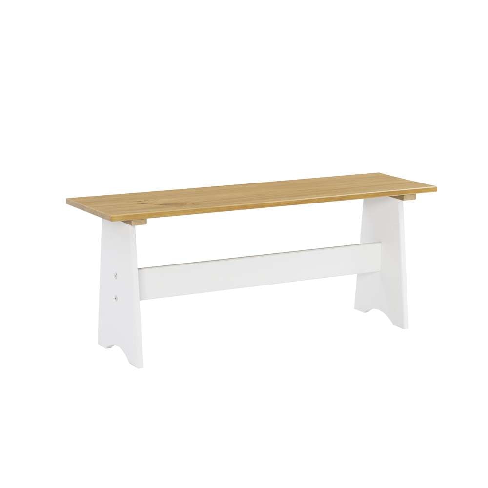 Linon Home Decor - Linson Large Backless Bench Honey White - LN831HNYWHT01U veiw 1