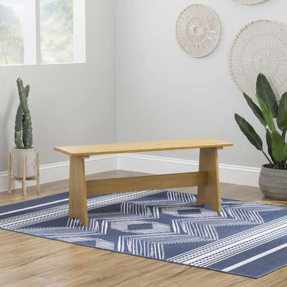 Linon Home Decor - Linson Large Backless Bench Honey - LN831HNY01U veiw 5