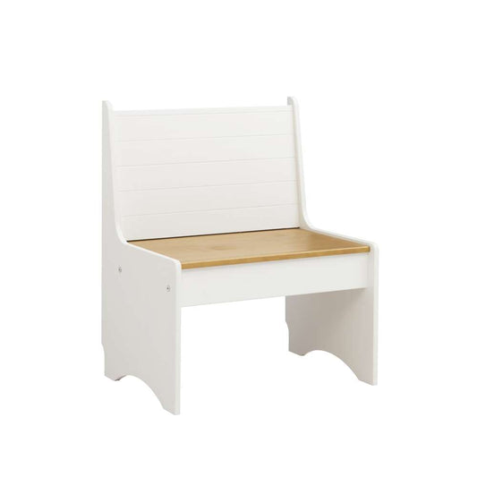 Linon Home Decor - Linson Small Back Rest Bench Honey White - LN832HNYWHT01U veiw 1