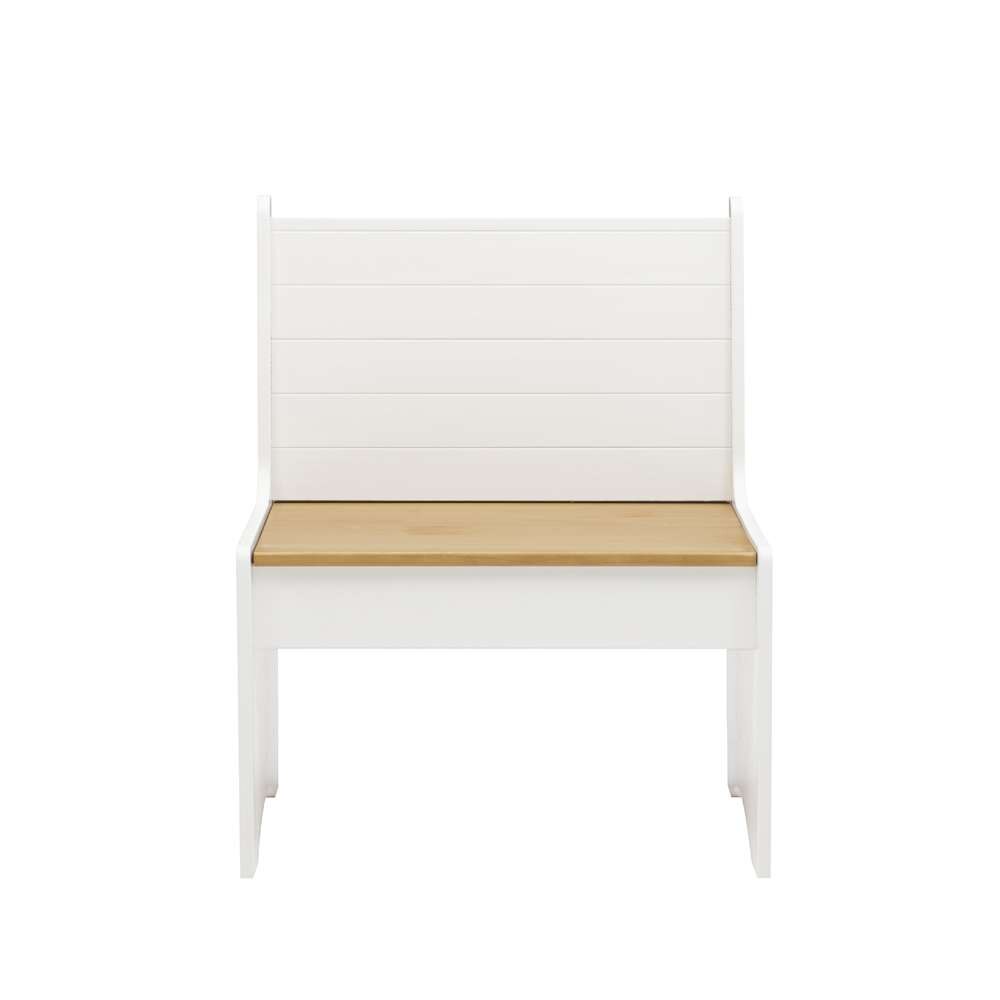 Linon Home Decor - Linson Small Back Rest Bench Honey White - LN832HNYWHT01U veiw 2