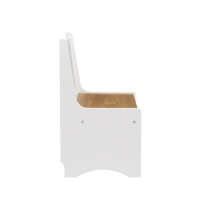 Linon Home Decor - Linson Small Back Rest Bench Honey White - LN832HNYWHT01U veiw 3