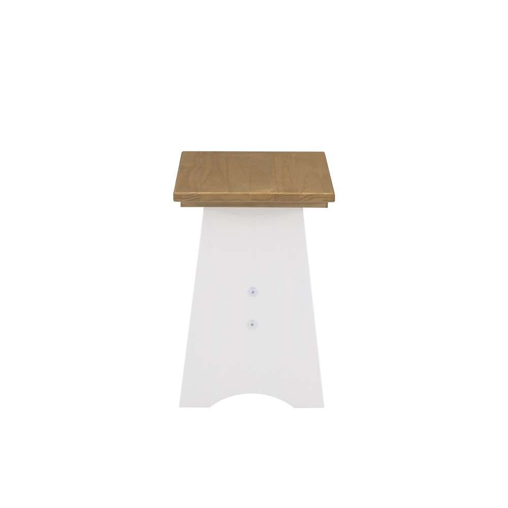 Linon Home Decor - Linson Small Backless Benches - Hnywht (Set of 2) - LN833HNYWHT01U veiw 3