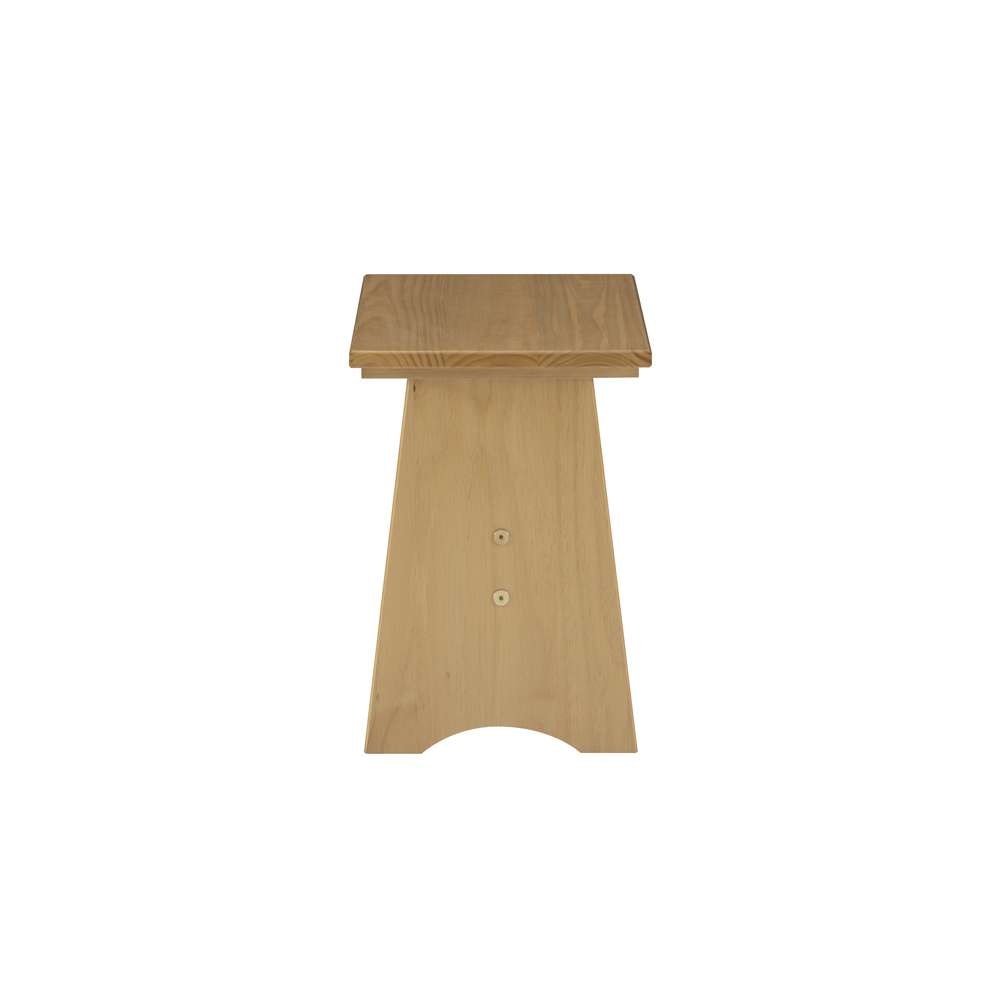 Linon Home Decor - Linson Small Backless Benches - Honey (Set of 2) - LN833HNY01U veiw 3